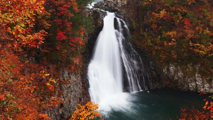 Hottai Falls น้ำตกสวยใน Akita ประเทศญี่ปุ่น