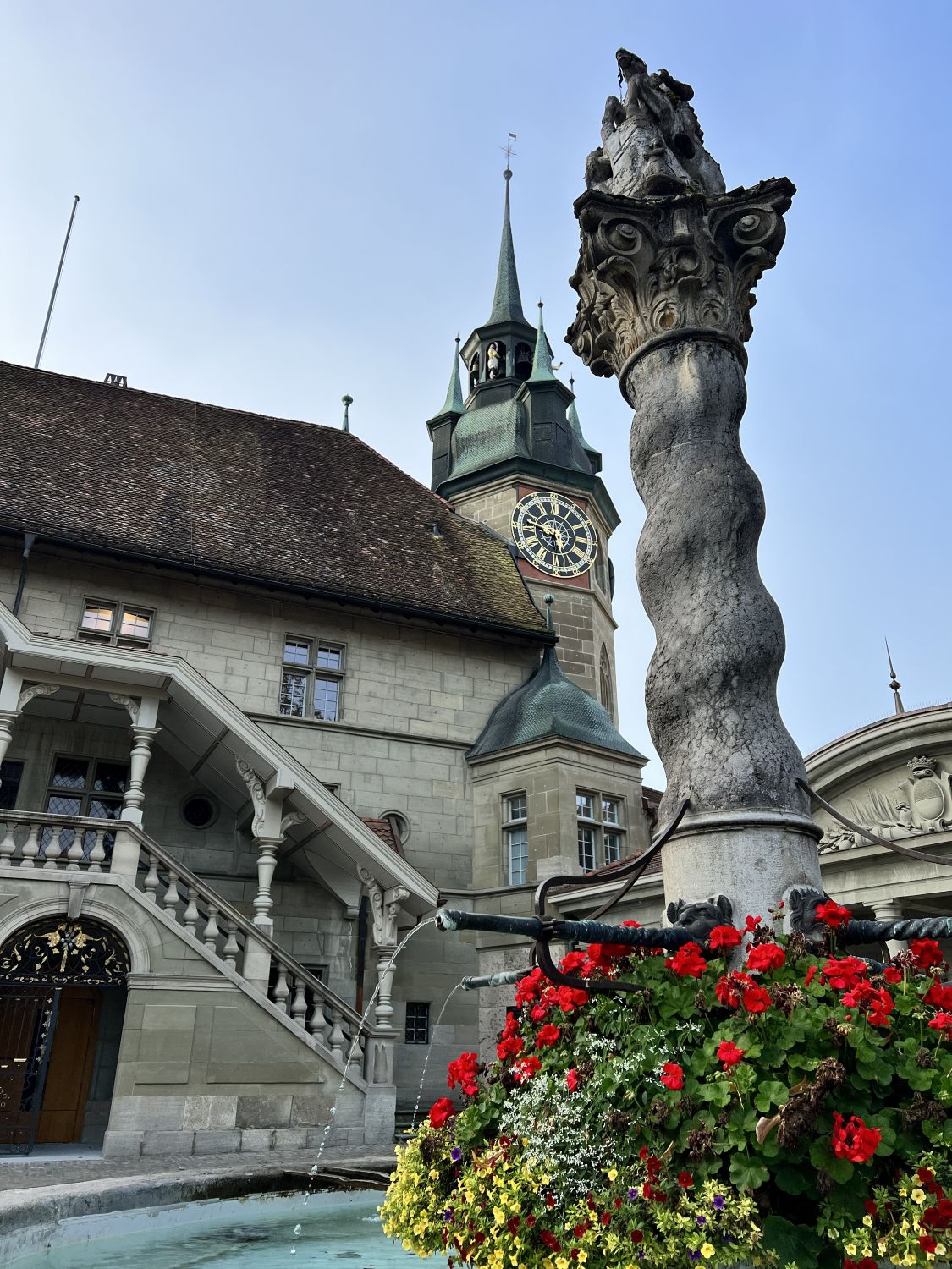 Fribourg Switzerland Old Town